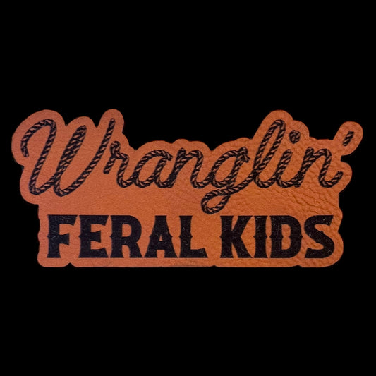 Wranglin Feral Kids- saddle brown