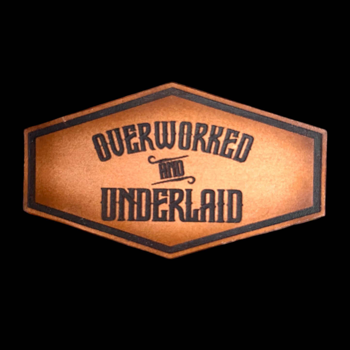 Workin Man- Underlaid- Leather