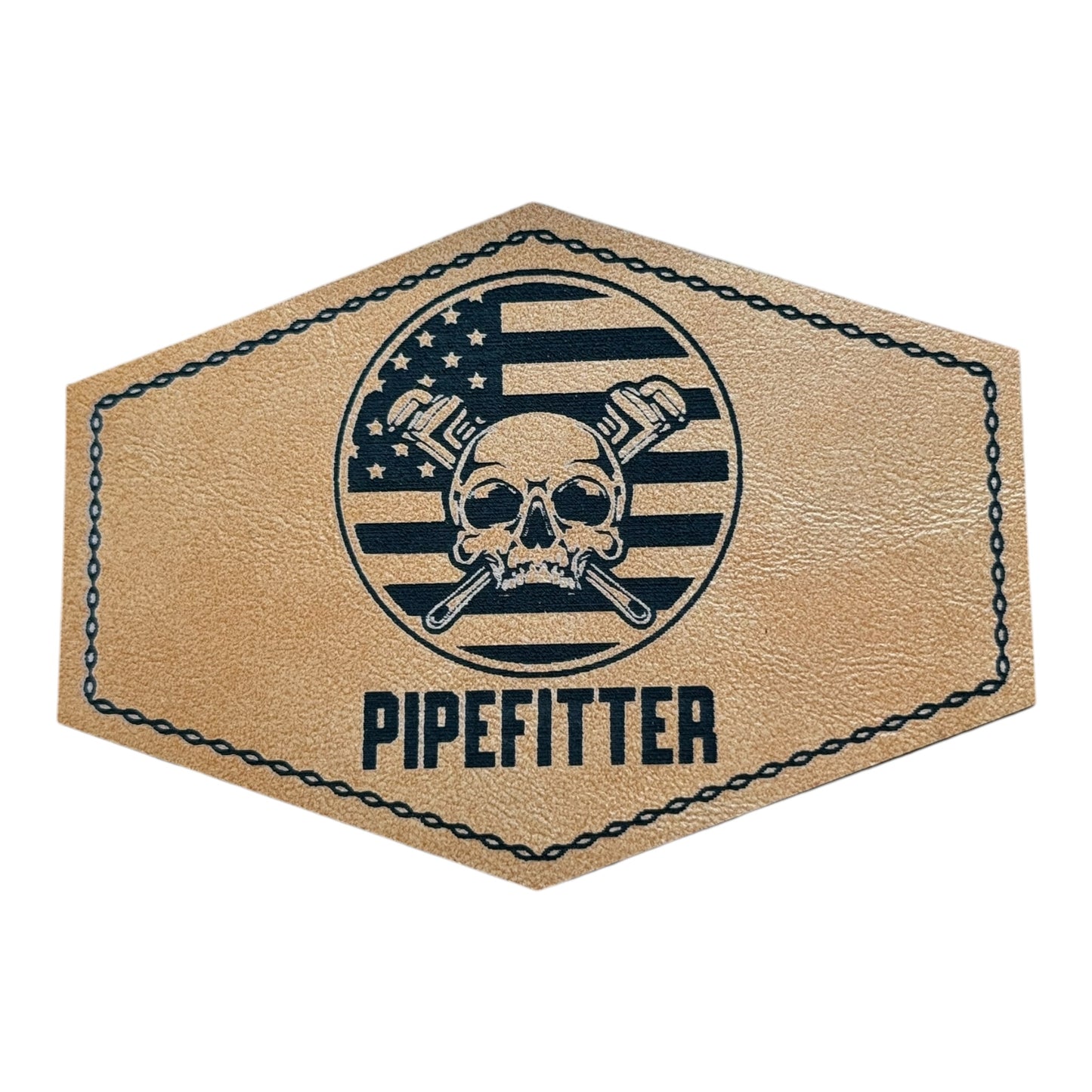 American flag Pipe Fitter