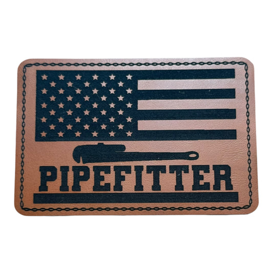 American flag pipe fitter