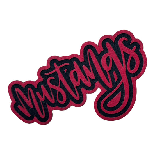 Mustangs Cursive